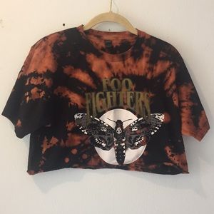 Foo Fighters burn out concert crop tee